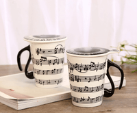 Music Themed Mugs with Lid