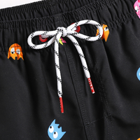 Shorts de baño con fantasmas de videojuegos de dibujos animados (hombres)