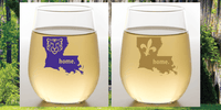 LOUISIANA COLLECTION - Home State - Verres à vin incassables sans pied (paquet de 2)