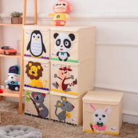 Animal Print Storage Cubes
