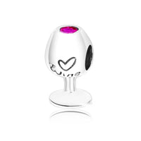 Wine Glass Bead Charm