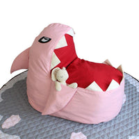 Stuffed Animal Storage Shark Bean Bag Chair