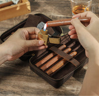 Caja de almacenamiento de cigarros portátil para viajes de negocios