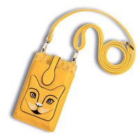 Cat Face Cell Phone Crossbody Bags