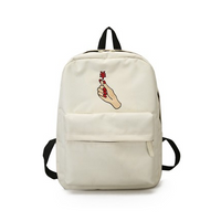 Embroidered Rose Love Backpacks