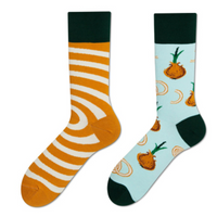 Chaussettes fantaisie asymétriques