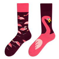 Chaussettes fantaisie asymétriques
