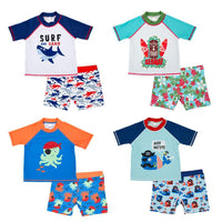 Maillots de bain garçons (short + chemise)