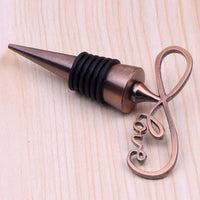 Decorative Silver or Bronze Wine Bottle Stoppers