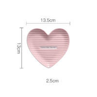Heart Shape Ceramic Plates