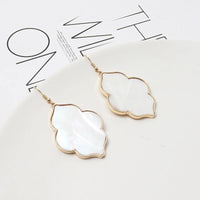 Abalone Shell Leopard Moroccan Earrings