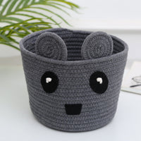 Adorables paniers de rangement en corde tissée