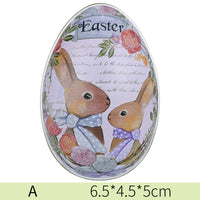 New Easter Decorative Tinplate Egg Creative Tin Box