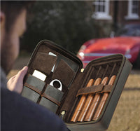 Caja de almacenamiento de cigarros portátil para viajes de negocios