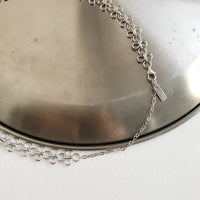 Corea del Sur versión S925 plata esterlina moda temperamento tendencia Lucky Chic trébol de cuatro hojas gargantilla collar