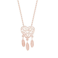 Heart Shaped Dream Catcher Necklace