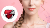 First Love Heart Bead Charm