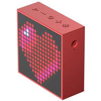 Bluetooth Speaker Alarm Clock with LED Pixel Art Display
