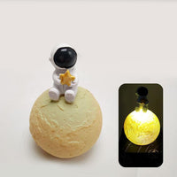 Glowing Planet Astronaut Nightlight