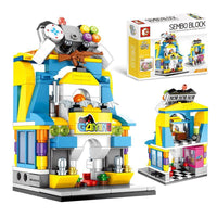 Retail Shops Building Blocks Sets