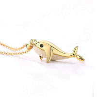 Collier Couple Amour Baleine Paire De Magnétites