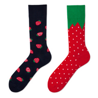Chaussettes fantaisie asymétriques