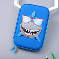 Large Unicorn or Shark Pencil Case