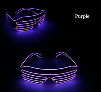 Gafas LED intermitentes con luz