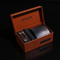 Coffret cadeau de mariage d'affaires, ensemble de cravates pour hommes 6 pièces