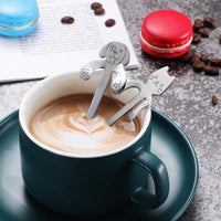 Adorables cucharas de té colgantes creativas