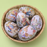 New Easter Decorative Tinplate Egg Creative Tin Box