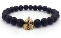 Knights' Helmets or Crowns & Lava Stone Bracelets