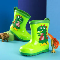 Botas de lluvia de dinosaurio de dibujos animados (niño)