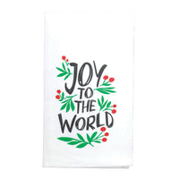 Joy To The World Flour Sack Gift Towel
