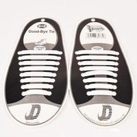 Silicone Elastic Shoe Laces (16 Pcs)
