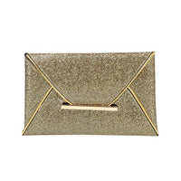 Clutch con purpurina y lentejuelas