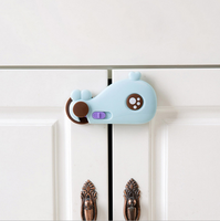 Serrure enfant baleine pour porte d'armoire