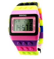 Building Block Design Digital Watch
