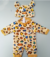 Pyjama de costume d'animal pour poupée de 18 pouces