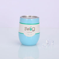 Taza de vino de acero inoxidable de 12 oz.