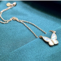 Mother of Pearl Butterfly Necklace
