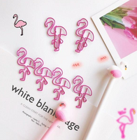 Pink Flamingo and Pig Paperclips
