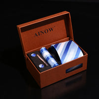 Coffret cadeau de mariage d'affaires, ensemble de cravates pour hommes 6 pièces