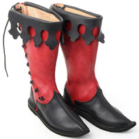 Bottes de pirate hautes gothiques de couleur unie à la mode