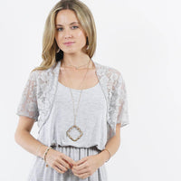 Rose Lace Bolero Cardigan
