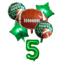 American Football Theme Aluminum Film Balloons