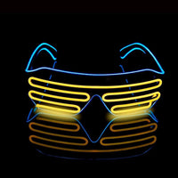 Gafas LED intermitentes con luz