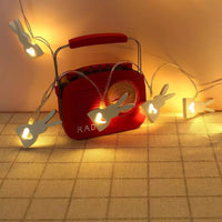 Creative LED Wood Love Rabbit String Lights