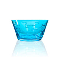 Petit bol bleu banc de poissons