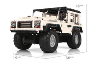 Double Eagle Building Block Remote Control Vehicle Land Rover Guard C51004 Off-road Vehicle Assembly